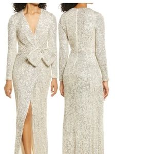 Eliza J long sleeve dress